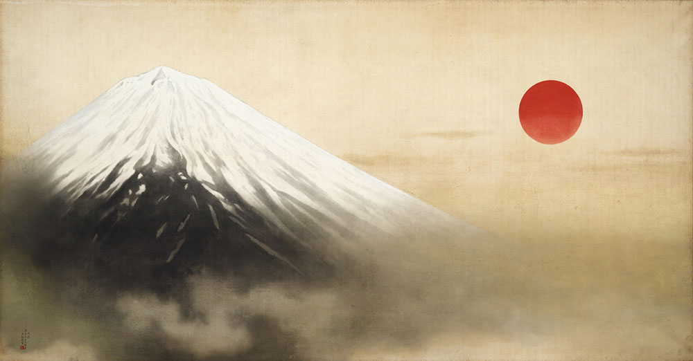 Land of the Rising Sun, Japan
Yokoyama Taikan. 
