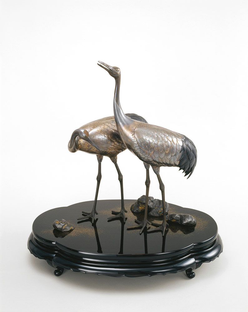 Pair of Cranes Tsukada Shukyo, Kurokawa Yoshikatsu
